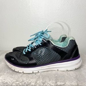 Vionic Women’s 335 Elation 1.0 Blue and Black lace up Sneakers Size 7.5